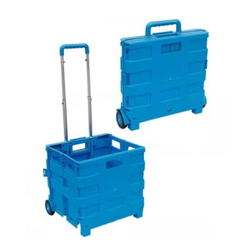 Maginhawa Natitiklop Crate Pamimili Trolley Bag Kahon Foldable lumiligid Cart