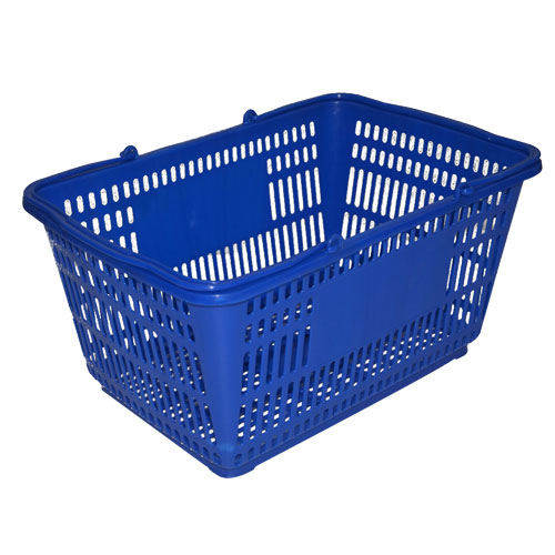 Mga kalamangan ng plastic shopping basket na may mga hawakan